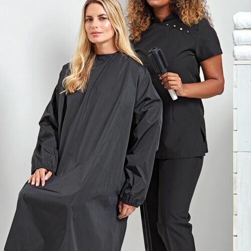 Long sleeve waterproof salon gown Thumbnail