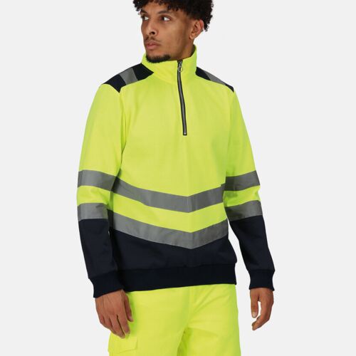 Pro hi-vis ¼-zip sweatshirt Thumbnail