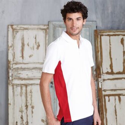 Flags short sleeve bi-colour polo shirt Thumbnail