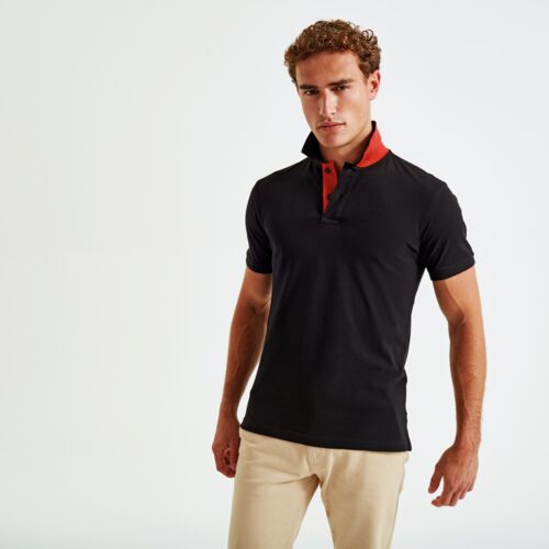 Mens contrast polo Thumbnail